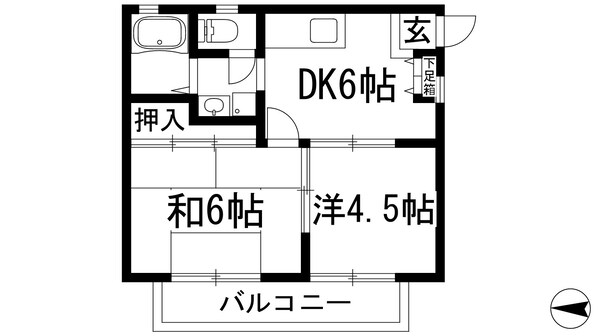 アプリーレ95の物件間取画像